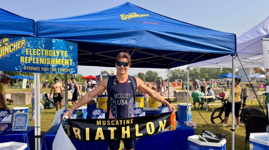 Adam Raisbeck First Annual Muscatine Triathlon Presented by Sqwincher® Draws 200 ...