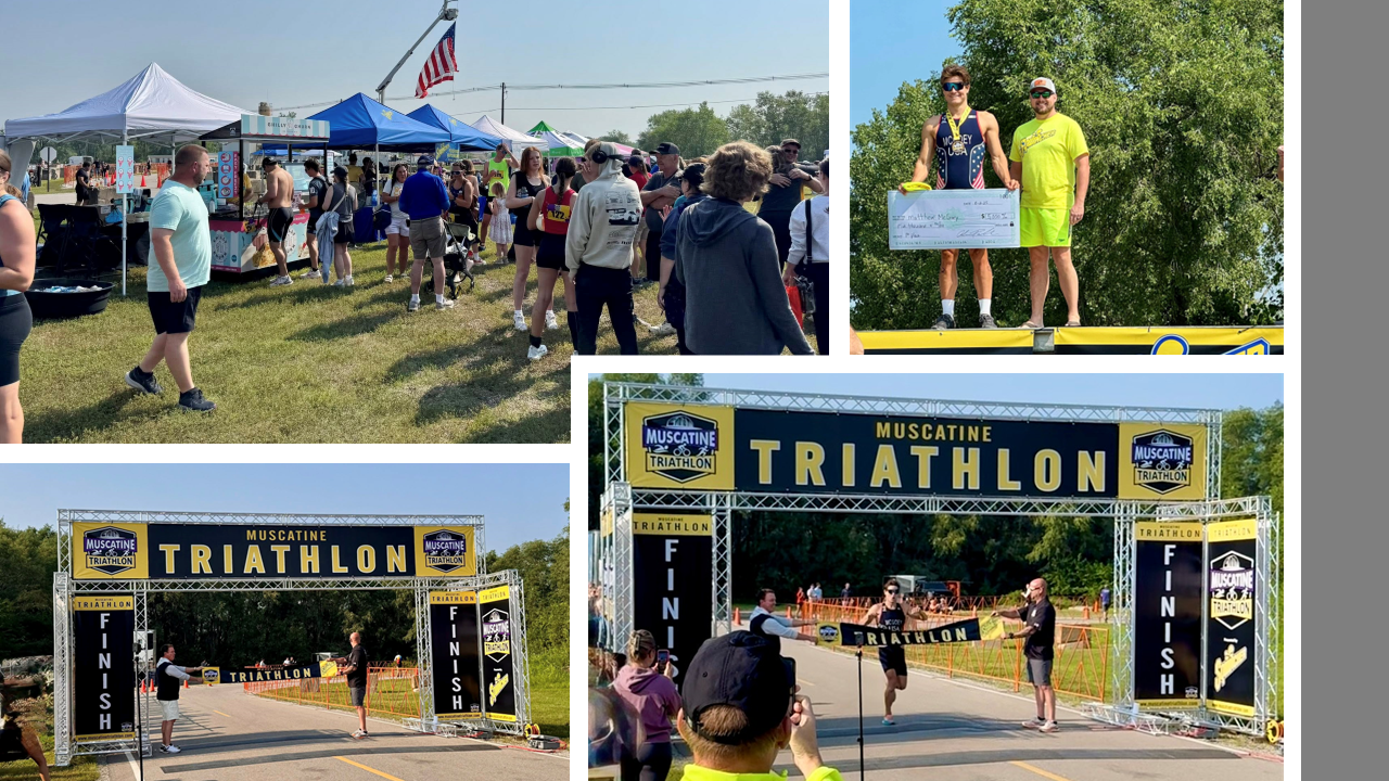 First Annual Muscatine Triathlon Presented by Sqwincher® Draws 200 ...